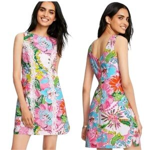 LILLY PULITZER for Target 20th Anniversary Nosey Posey Floral Dress Size 2